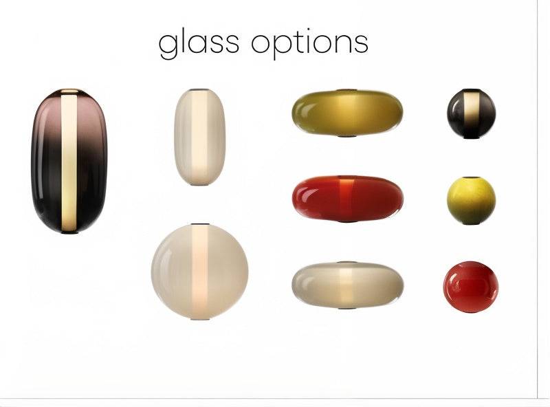 Artistic Glass Pendant Light Set