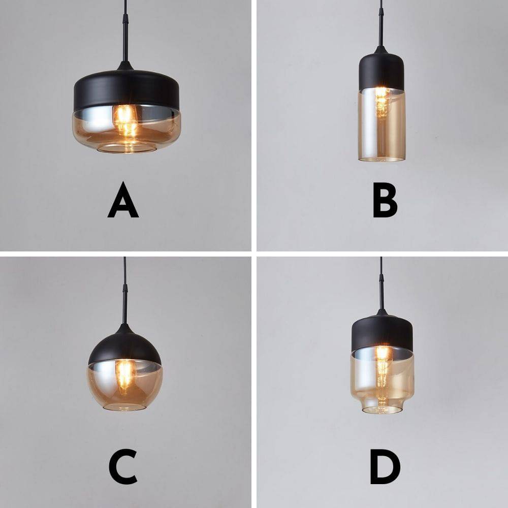 Black and White Pendant Light - 245GPL