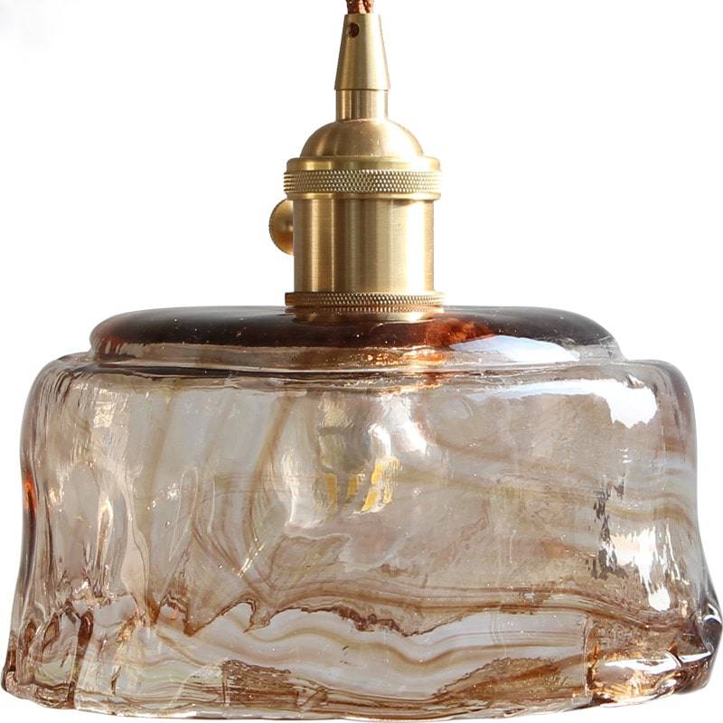 Amber Glass Pendant Light - 220GPL
