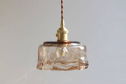 Amber Glass Pendant Light - 220GPL