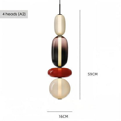 Artistic Glass Pendant Light Set