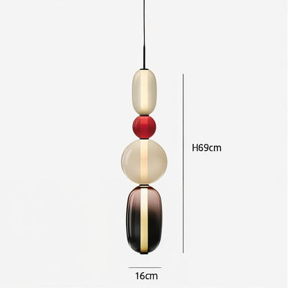 Artistic Glass Pendant Light Set