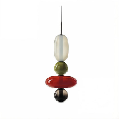 Artistic Glass Pendant Light Set