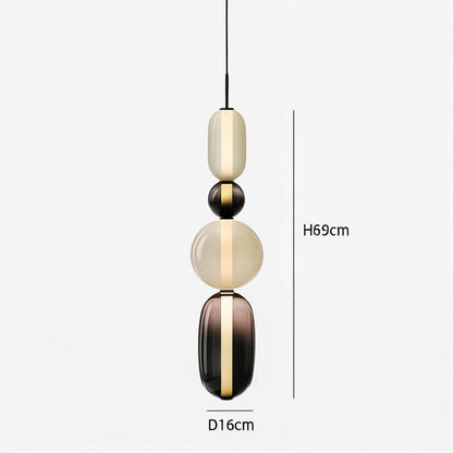 Artistic Glass Pendant Light Set