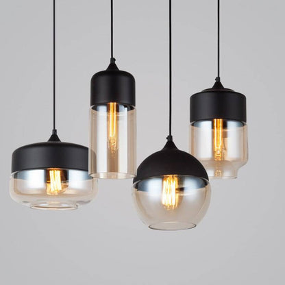 Black and White Pendant Light - 245GPL