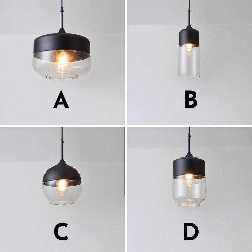 Black and White Pendant Light - 245GPL