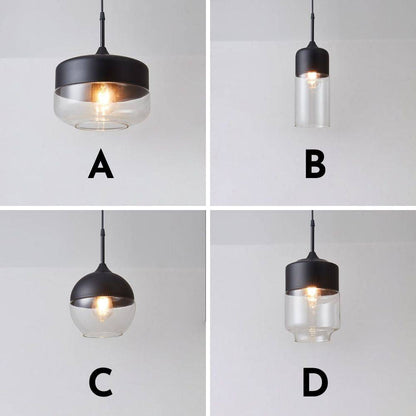 Black and White Pendant Light - 245GPL