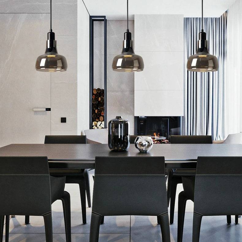 Black Pearl Glass Pendant Light - 104PL