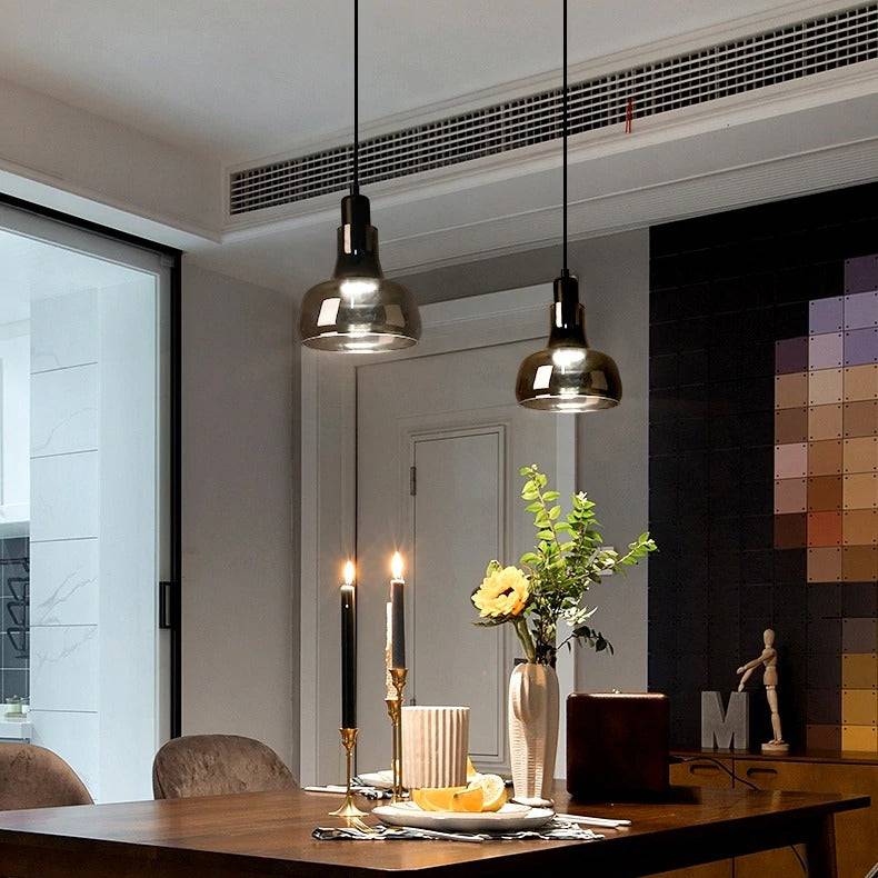 Black Pearl Glass Pendant Light - 104PL