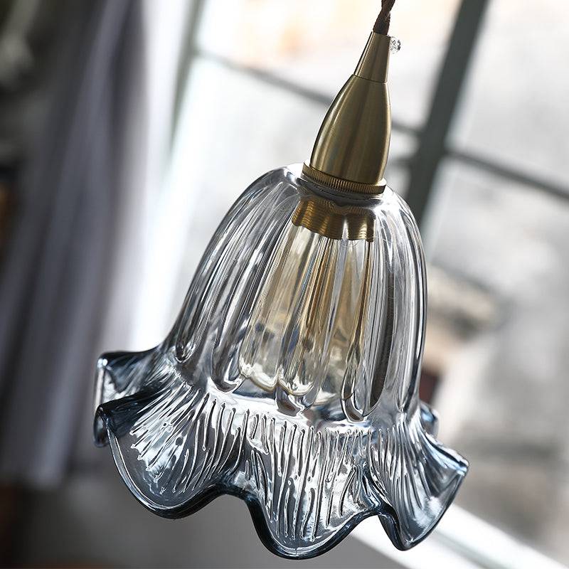 Blue Glass Pendant Light - 232GPL