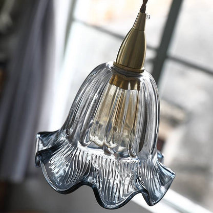 Blue Glass Pendant Light - 232GPL