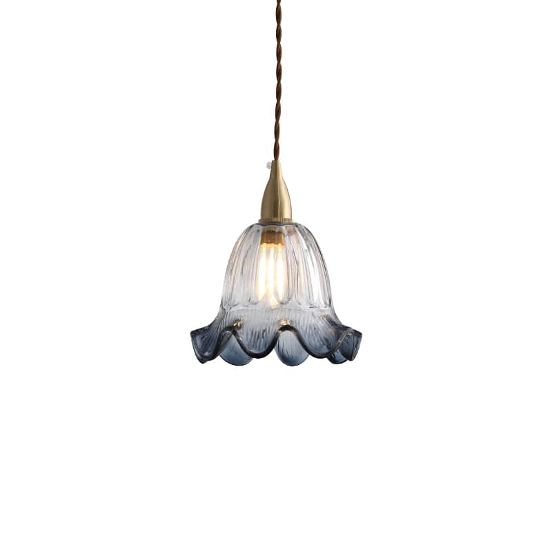 Blue Glass Pendant Light - 232GPL