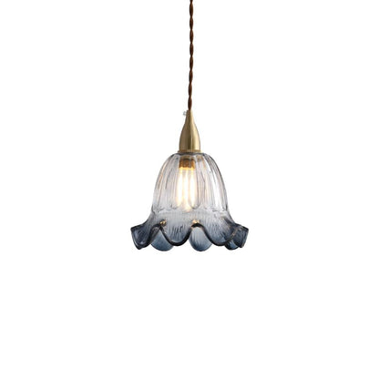 Blue Glass Pendant Light - 232GPL