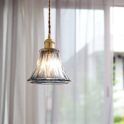 Blue Glass Pendant Light - 233GPL