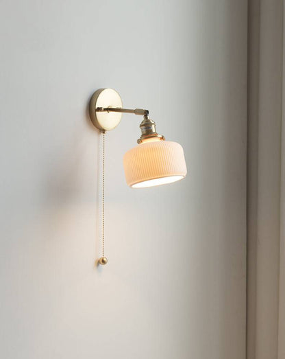 Brass Ceramic Wall Sconce - 201ST
