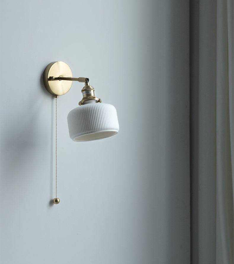 Brass Ceramic Wall Sconce - 201ST