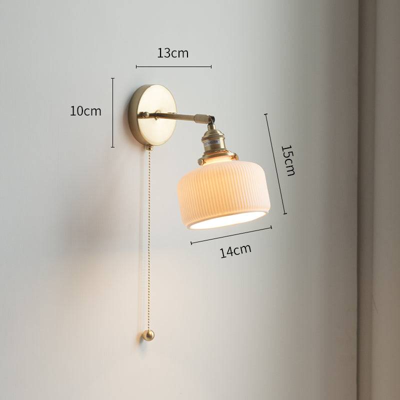 Brass Ceramic Wall Sconce - 201ST