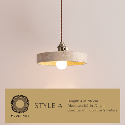Cave Stone Pendant Light