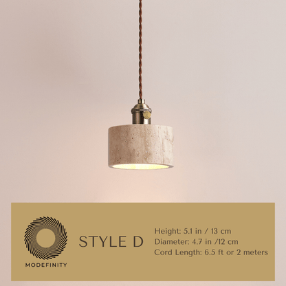 Cave Stone Pendant Light