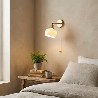 Brass Ceramic Wall Sconce - 201ST